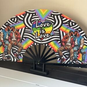 Love is Love Pride Clack Fan